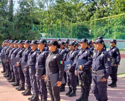 Elementos municipales de Aramberri y Gral. Zaragoza concluyeron con éxito su Formación Inicial para Policía Preventivo, impartida por docentes de la Universidad de Ciencias de la Seguridad del Estado de Nuevo León (UCS).