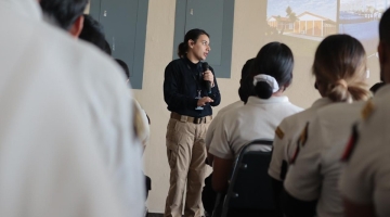 Visita al Colegio de Bachilleres Militarizado “General Mariano Escobedo” Plantel Pesquería