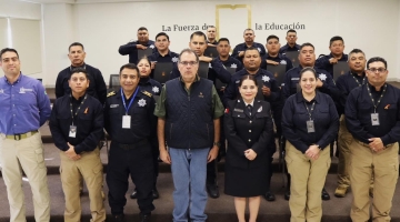 curso «Técnicas y tácticas policiales para municipios», para policías del Municipio de Pesquería